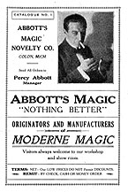 Abbotts First Catalog in 1934