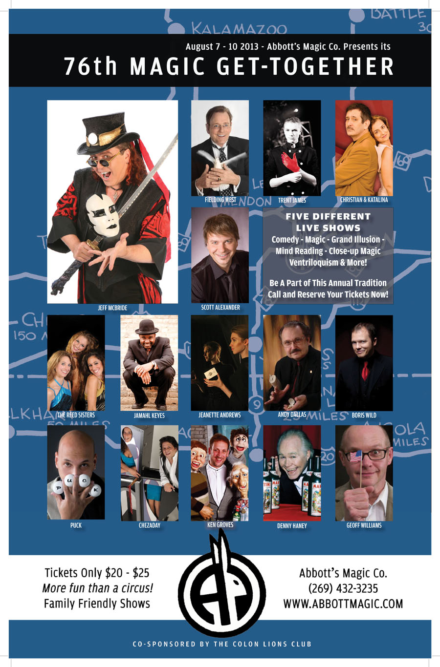 Abbotts Official 2013 Poster