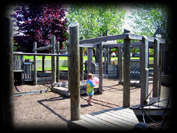 Kids Playground outside Elementary School